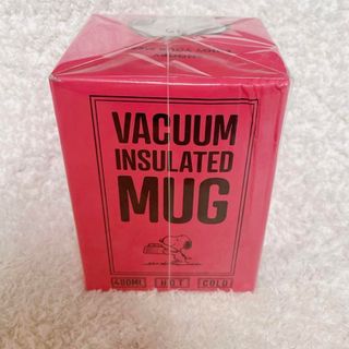 スヌーピー(SNOOPY)のSNOOPY VACUUM INSULATED MUG COLOR-PINK(キャラクターグッズ)