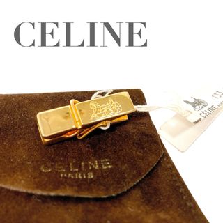 セリーヌ(celine)の極美品 セリーヌ マネークリップ ゴールド 馬車 サルキー(マネークリップ)