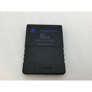 SONY - ジャンク PS2 メモリカード 8MB ブラック SONY 純正 中古