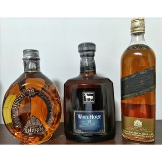 古酒、未開封）スコッチウイスキー３本セット（組み換え、バラ売り不可）(ウイスキー)