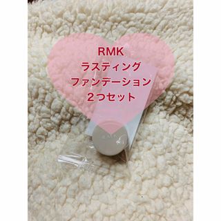 アールエムケー(RMK)の【新品】ラスティング　ジェルクリーミィ　102 ファンデ　RMK ２つ　3g  (ファンデーション)