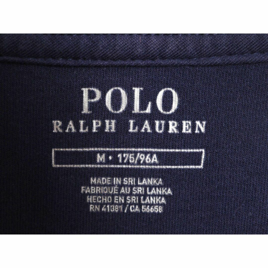 Ralph Lauren(ラルフローレン)のポロ ラルフローレン トラック ジャケット メンズ M 古着 フルジップ ジャージ ブルゾン ジャンパー ハイネック ワンポイント ロゴ テープ メンズのジャケット/アウター(ブルゾン)の商品写真