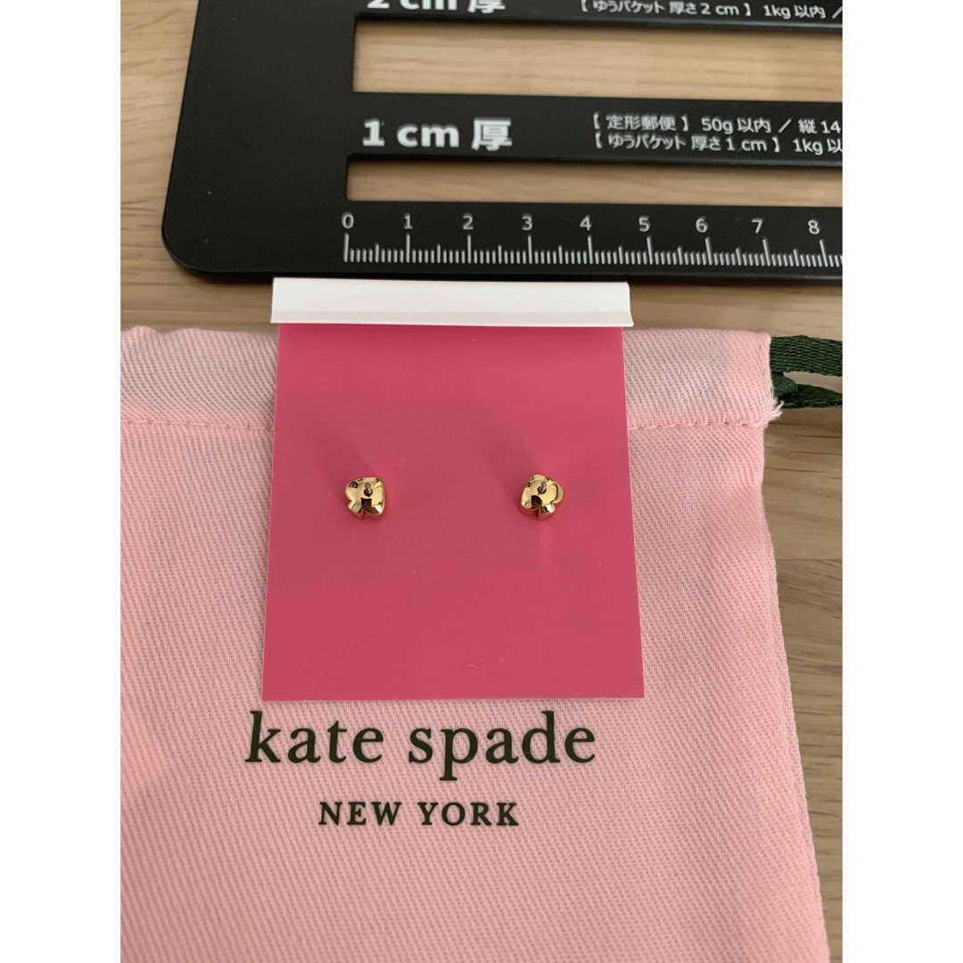 kate spade new york(ケイトスペードニューヨーク)のKS004S1 Kate spade  四つ葉　ピアス　新品未使用 レディースのアクセサリー(ピアス)の商品写真