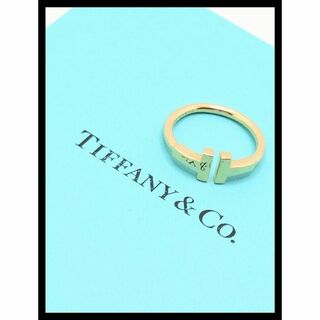 Tiffany & Co. - ✨極美品✨ティファニー　Tワイヤー リング　7号　18k イエローゴールド
