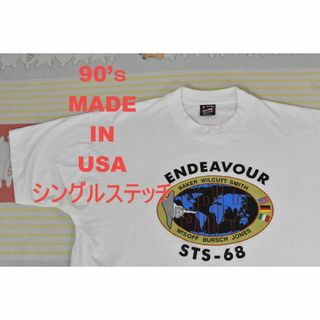 FRUIT OF THE LOOM - NASA 90’ｓ スペースシャトル エンデバー t14402 シングルステッチ