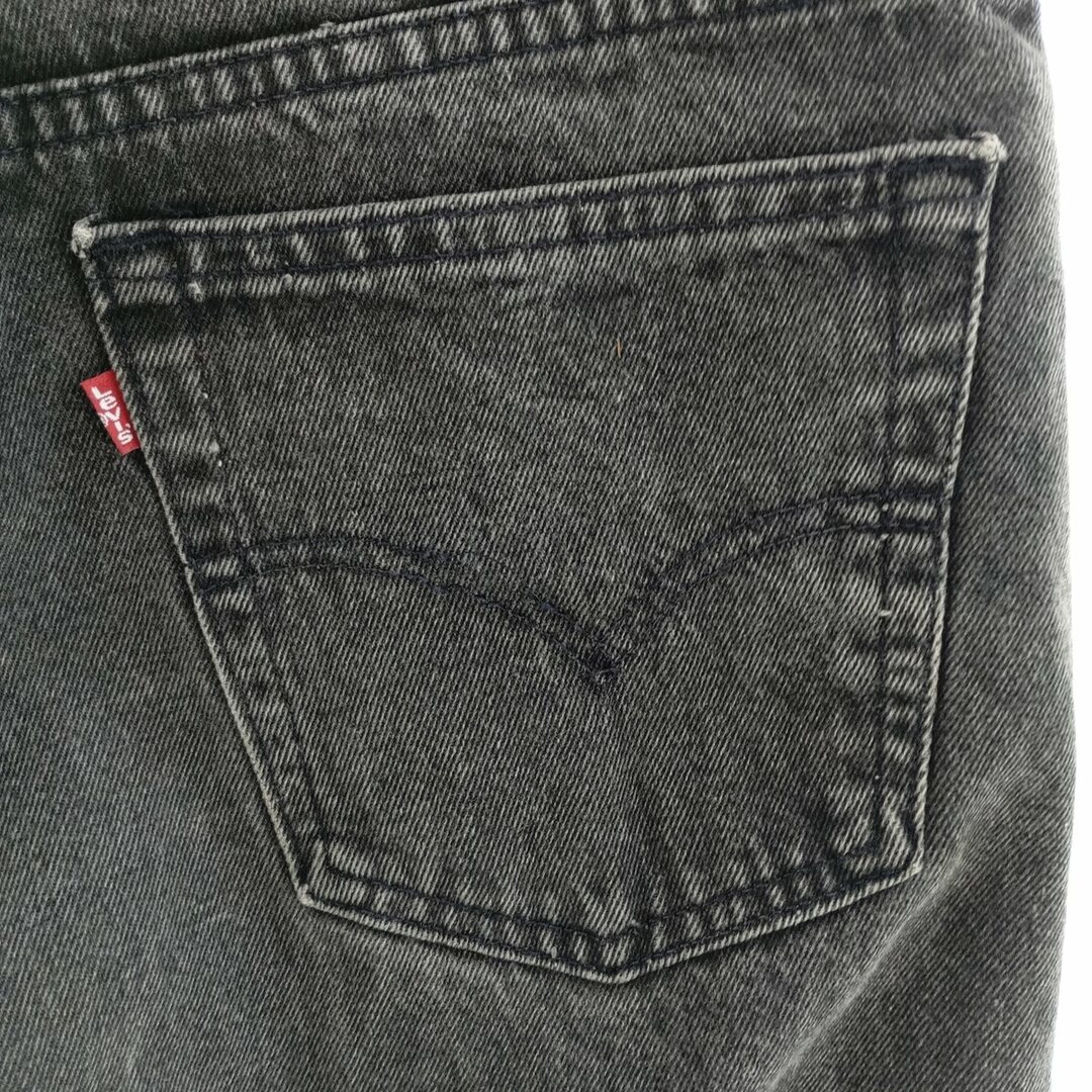 Levi's(リーバイス)の古着 90年代 リーバイス Levi's 555 RELAXED FIT STRAIGHT LEG ブラックデニム テーパードデニムパンツ USA製 メンズw33 ヴィンテージ /eaa400583 メンズのパンツ(デニム/ジーンズ)の商品写真