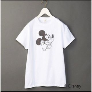【6(ROKU)　ロク　BEAUTY&YOUTH】ミッキーTシャツ　ディズニー