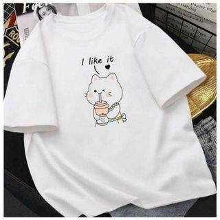 Tシャツ　半袖　プリント　レディース　デザインTシャツ　可愛い(Tシャツ(半袖/袖なし))