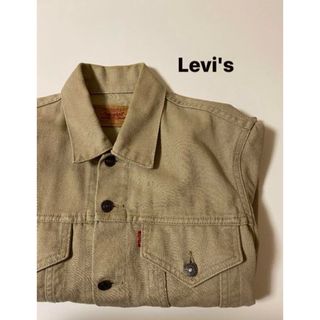 リーバイス(Levi's)のリーバイス levi's デニムジャケット Gジャン　ベージュジャケット(Gジャン/デニムジャケット)