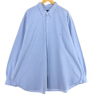 ラルフローレン(Ralph Lauren)の古着 ビッグサイズ ラルフローレン Ralph Lauren 長袖 ボタンダウンシャツ メンズXXXXL /eaa443519(シャツ)