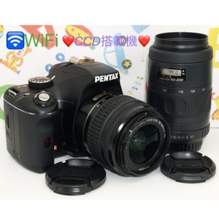 ペンタックス(PENTAX)の❤️Wi-Fi❤️ペンタックス k-m  一眼レフカメラ(ダブルズーム)(デジタル一眼)