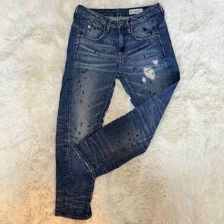 ジースター(G-STAR RAW)のG-star RAW ARC 3D ダメージ　ペンキ加工　ジーンズ　デニム　23(デニム/ジーンズ)