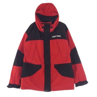 ショット(schott)のschott ショット ジャケット 3182013  2-TONE FIELD PARKA 2トーン フィールドパーカー マウンテンパーカー ジャケット レッド系 ブラック系 L【中古】(その他)