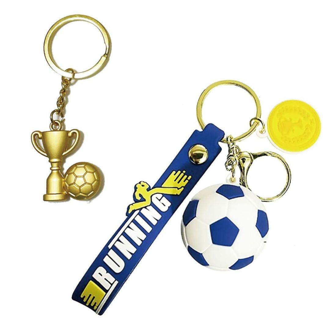 【特価セール】[イニコライフ] サッカー キーホルダー セット ボール ベルトト スポーツ/アウトドアのサッカー/フットサル(その他)の商品写真