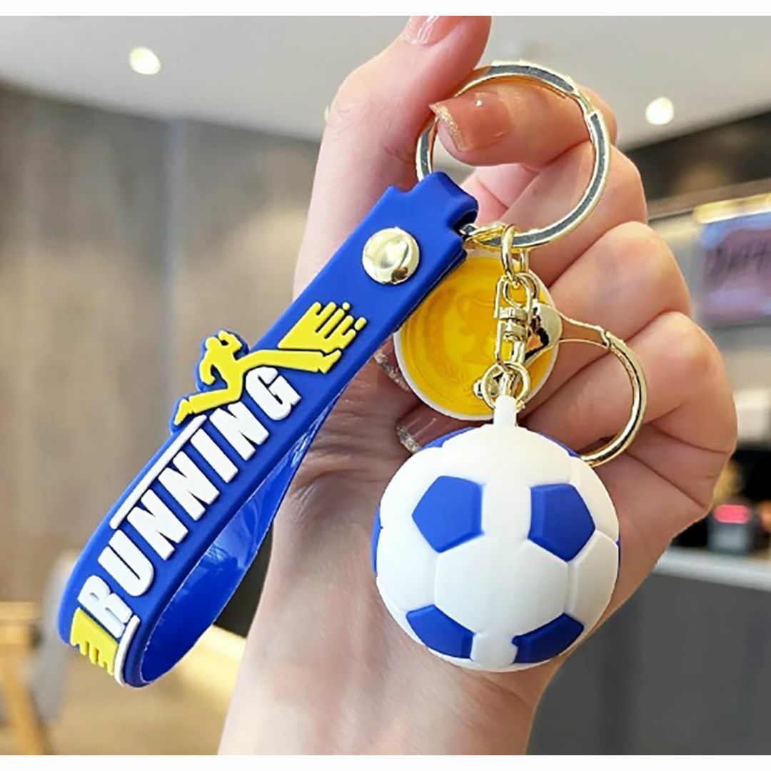 【特価セール】[イニコライフ] サッカー キーホルダー セット ボール ベルトト スポーツ/アウトドアのサッカー/フットサル(その他)の商品写真