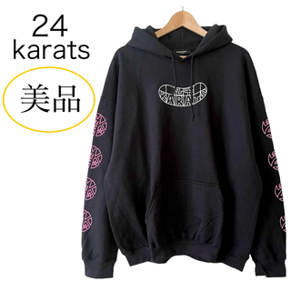 24karats - 美品 24KARATS pablo フーディー パーカー  ブラック XL