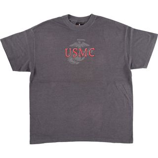 ヘインズ(Hanes)の古着 ヘインズ Hanes USMC アメリカ海兵隊 ミリタリーTシャツ メンズXL /eaa446623(Tシャツ/カットソー(半袖/袖なし))