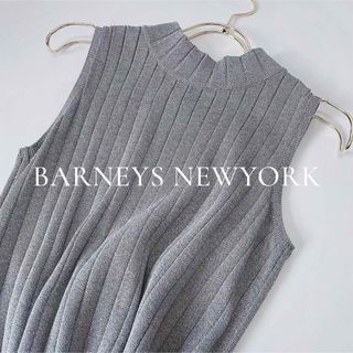 BARNEYS NEW YORK ノースリーブ ワンピース ひざ丈ワンピース