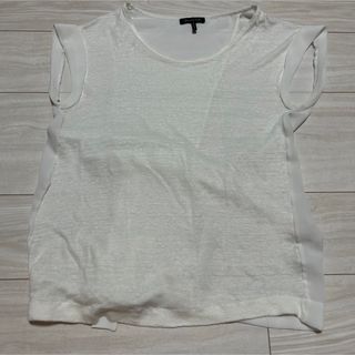 マッシモデュッティ(Massimo Dutti)の美品！　マッシモドゥッティ バックリボン(Tシャツ/カットソー(半袖/袖なし))