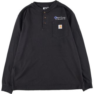 カーハート(carhartt)の古着 カーハート Carhartt Loose Fit ヘンリーネック ロングTシャツ ロンT メンズL  /eaa438100(Tシャツ/カットソー(半袖/袖なし))