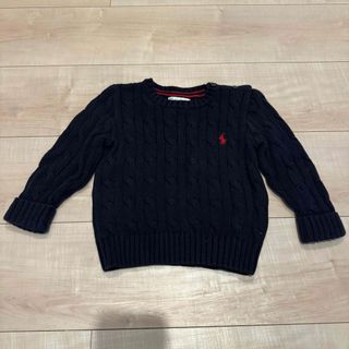 ラルフローレン(Ralph Lauren)の美品　ラルフローレン 12M ネイビー　ニット(カーディガン/ボレロ)