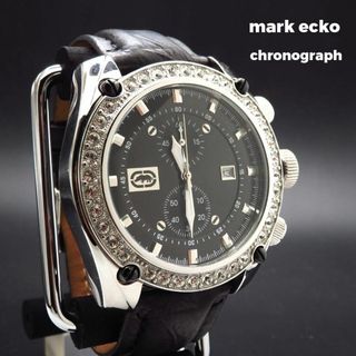 マークエコー(Marc Eckō (Marc Ecko))のmarco ecko クロノグラフ腕時計 キラキラベゼル デイト (腕時計(アナログ))