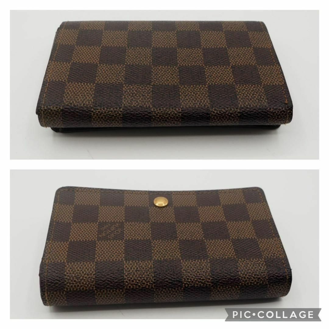 LOUIS VUITTON(ルイヴィトン)のルイ ヴィトン　ダミエ　ポルトモネビエ　トレゾール　二つ折り財布　財布 レディースのファッション小物(財布)の商品写真