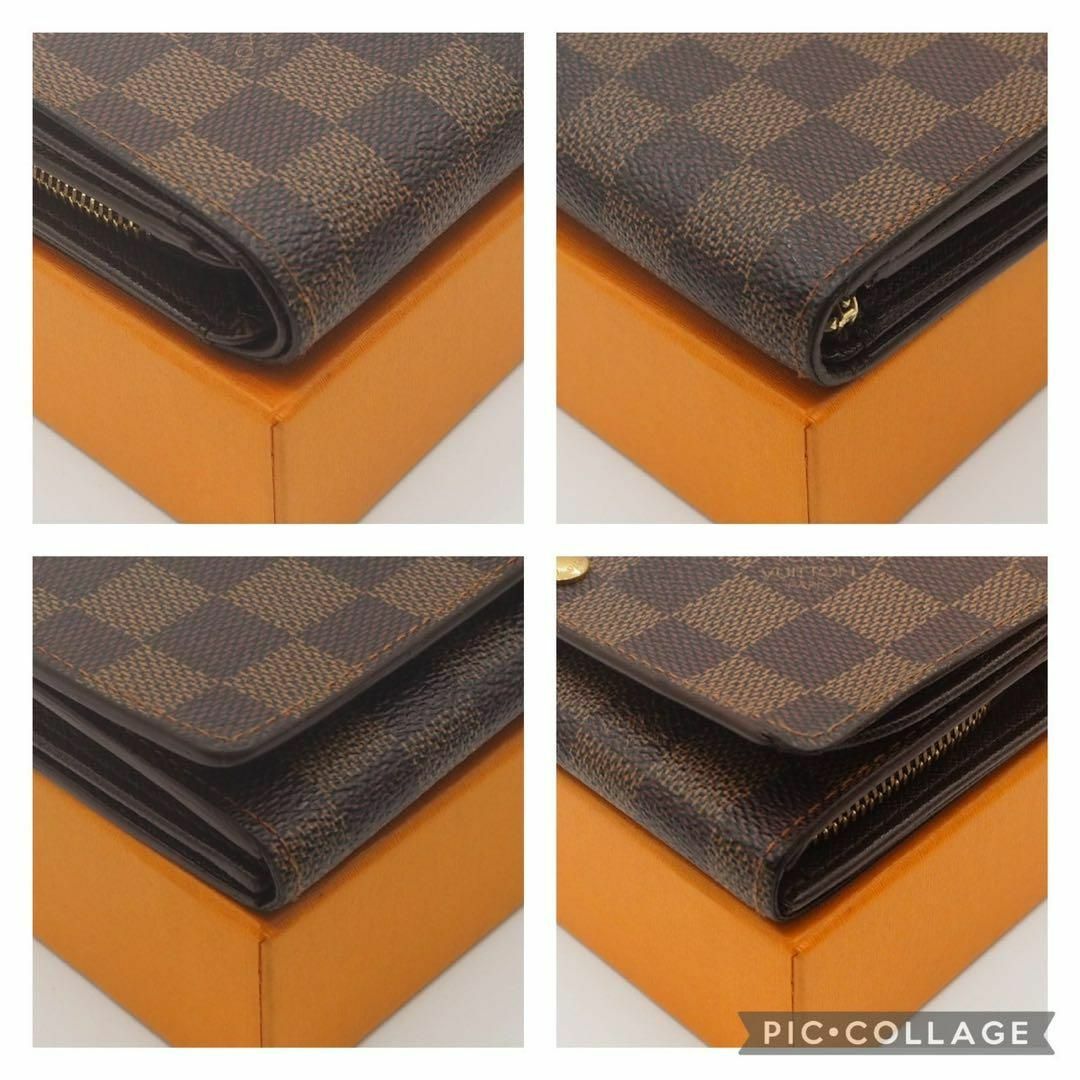 LOUIS VUITTON(ルイヴィトン)のルイ ヴィトン　ダミエ　ポルトモネビエ　トレゾール　二つ折り財布　財布 レディースのファッション小物(財布)の商品写真