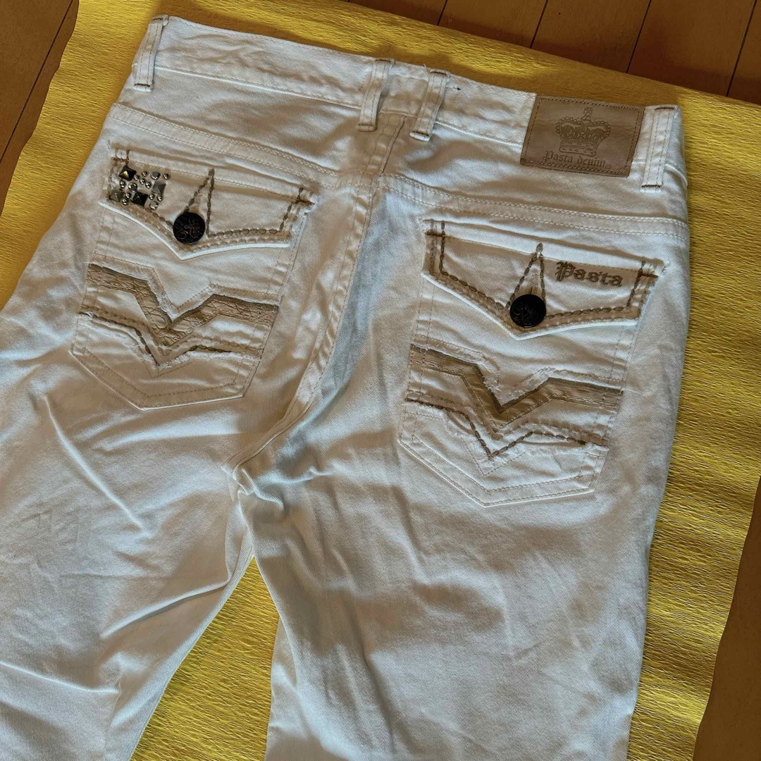 PASTA DENIM ホワイトデニムパンツ メンズのパンツ(デニム/ジーンズ)の商品写真