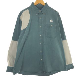 ウールリッチ(WOOLRICH)の古着 00年代 ウールリッチ WOOLRICH ボタンダウン 長袖 ハンティングシャツ メンズXL /eaa441403(シャツ)