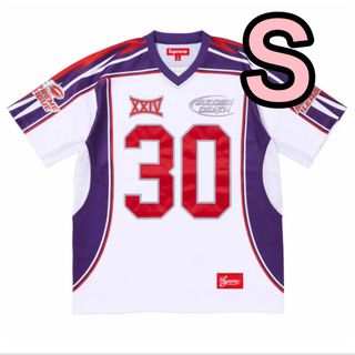 シュプリーム(Supreme)のSupreme Sudden Death Football Jersey 白 S(Tシャツ/カットソー(半袖/袖なし))