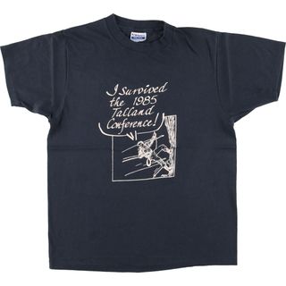 ヘインズ(Hanes)の古着 80年代 ヘインズ Hanes Fifty-Fifty 青タグ プリントTシャツ USA製 メンズL ヴィンテージ /eaa446368(Tシャツ/カットソー(半袖/袖なし))