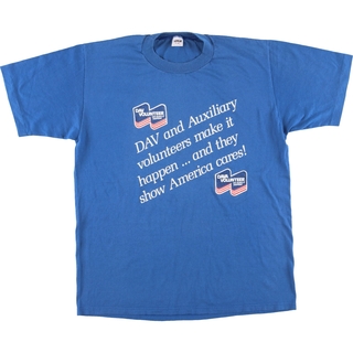古着 80年代 WOLF プリントTシャツ USA製 メンズXL ヴィンテージ /eaa441789(Tシャツ/カットソー(半袖/袖なし))