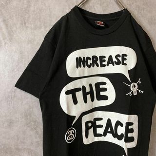 ステューシー(STUSSY)の【00s、スカルデザイン】stussyビックロゴプリントTシャツ古着ストリート(Tシャツ/カットソー(半袖/袖なし))