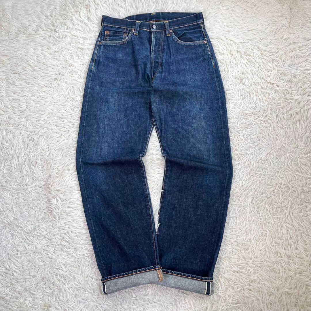 【初期モデル】エヴィスジーンズ　デニムパンツ　2501 カモメ ペイント　W31 メンズのパンツ(デニム/ジーンズ)の商品写真
