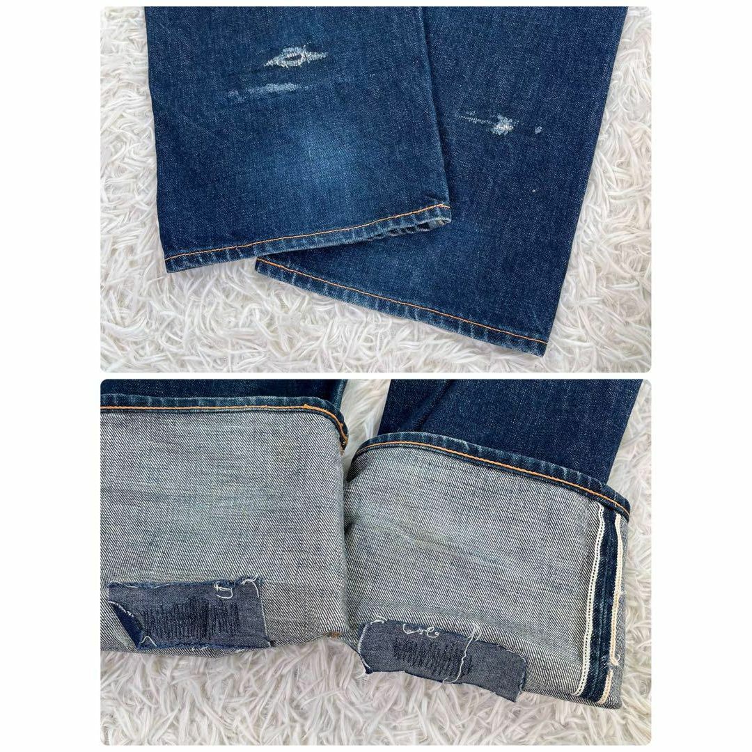 【初期モデル】エヴィスジーンズ　デニムパンツ　2501 カモメ ペイント　W31 メンズのパンツ(デニム/ジーンズ)の商品写真