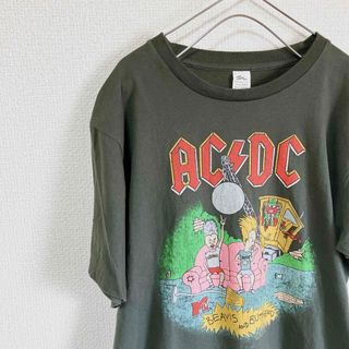 ヴィンテージ(VINTAGE)のAC/DC ビーバスアンドバッドヘッド 90's バンドT 半袖 L(Tシャツ/カットソー(半袖/袖なし))