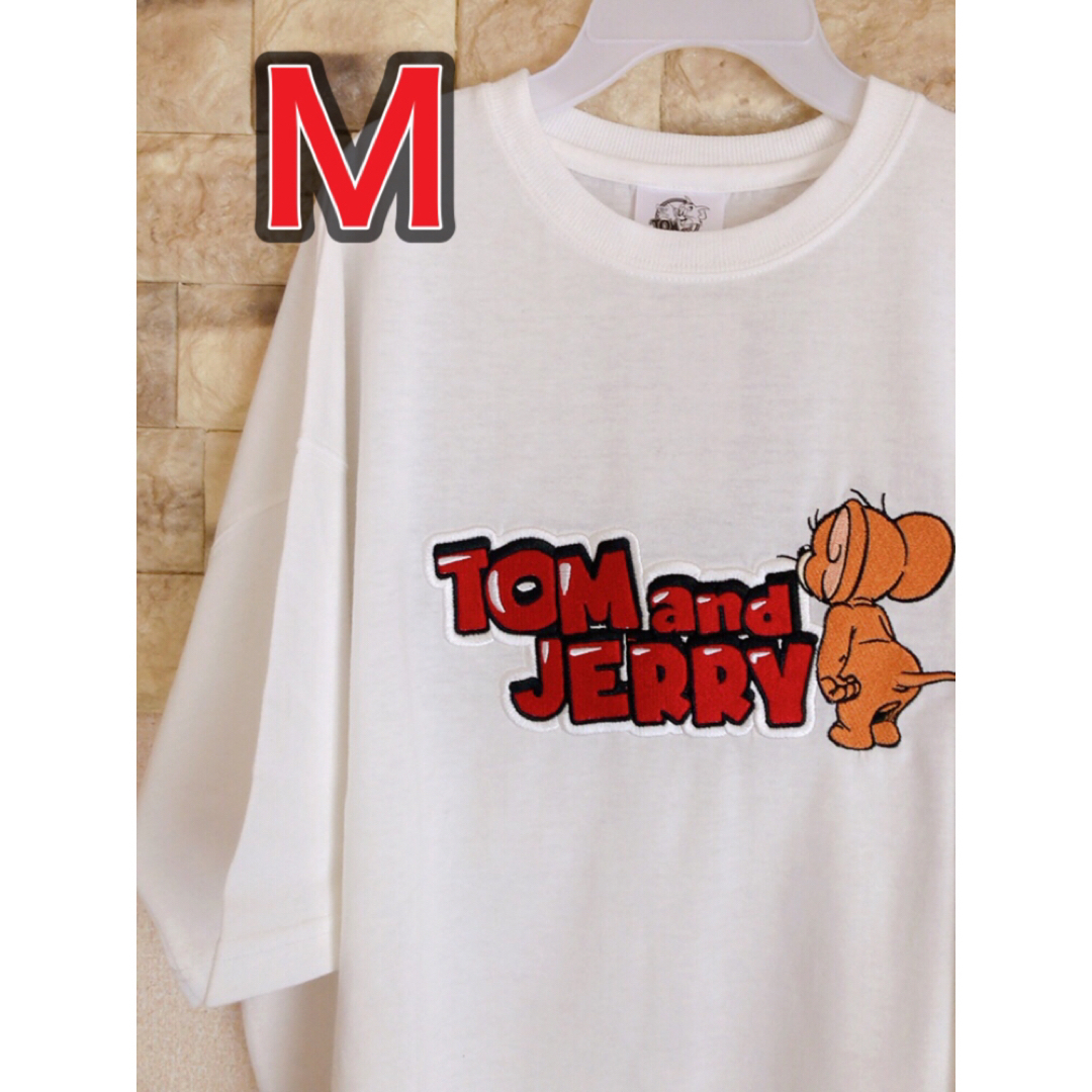 トムとジェリー　ジェリー　メンズ　半袖　tシャツ 刺繍　洋服　 メンズのトップス(Tシャツ/カットソー(半袖/袖なし))の商品写真
