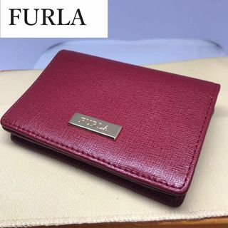 フルラ(Furla)の美品★ FURLA フルラ ★ 名刺入れ コンパクトウォレット カード入れ(名刺入れ/定期入れ)