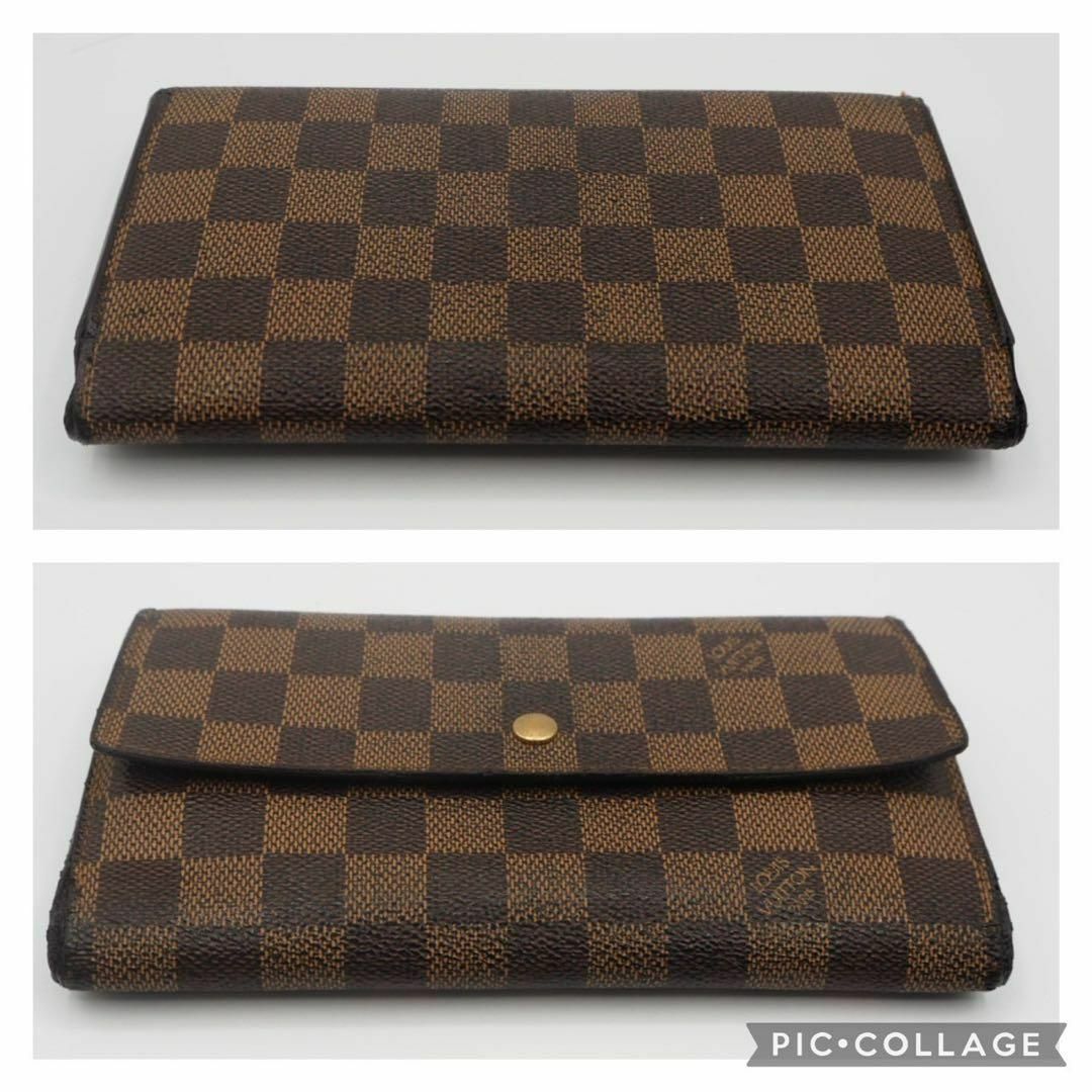 LOUIS VUITTON(ルイヴィトン)の【新型モデル】ルイ ヴィトン　ダミエ　インターナショナル　折り財布　財布 レディースのファッション小物(財布)の商品写真