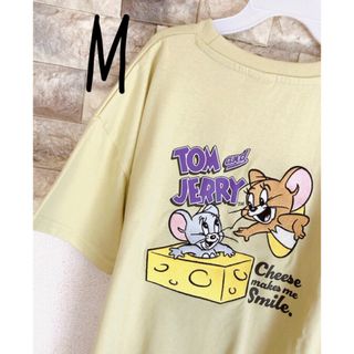 トムとジェリー　ジェリー　タフィー　レディース　半袖　tシャツ 刺繍　洋服(Tシャツ(半袖/袖なし))