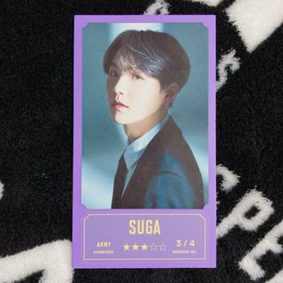 ボウダンショウネンダン(防弾少年団(BTS))の【公式】BTS バンバンコン メッセージフォト SUGA ユンギ ③(アイドルグッズ)