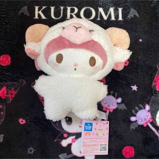 マイメロディ(マイメロディ)のサンリオ マイメロ ラテひつじ ぬいぐるみ マスコット ホワイト(キャラクターグッズ)