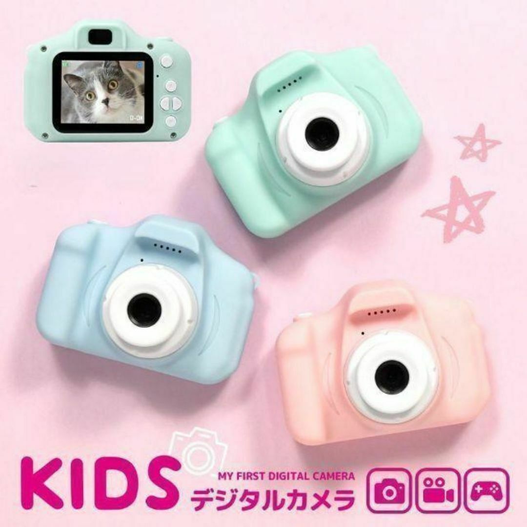 ★子供用デジカメ★【新品未使用】✨プレゼントにも✨キッズカメラ トイカメラ キッズ/ベビー/マタニティのおもちゃ(知育玩具)の商品写真