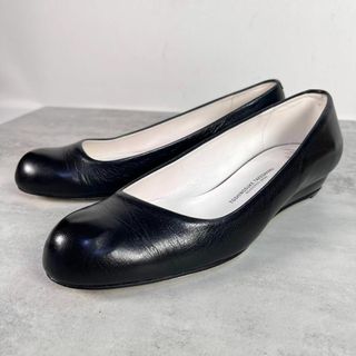 BEAUTIFUL SHOES - ビューティフルシューズ　レザー パンプス　革靴　ラウンドトゥ　ブラック　黒　24