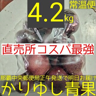 〈直売所コスパ最強〉沖縄県産　Ｋさんのパッションフルーツ約4.2kg【常温便】①(フルーツ)