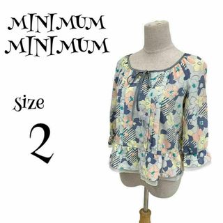 MINIMUM MINIMUM ☆ シャツ ブラウス 花柄 お洒落 可愛い(シャツ/ブラウス(長袖/七分))