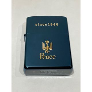 ZIPPO - zippo ピース ブルーチタン  限定品 2015年製