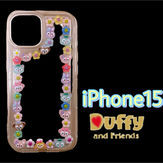 iPhoneケース iPhone15 Duffy ダッフィー クリア ソフト