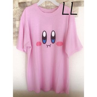 星のカービィ　カービィ　ピンク　半袖　tシャツ メンズ　(Tシャツ/カットソー(半袖/袖なし))